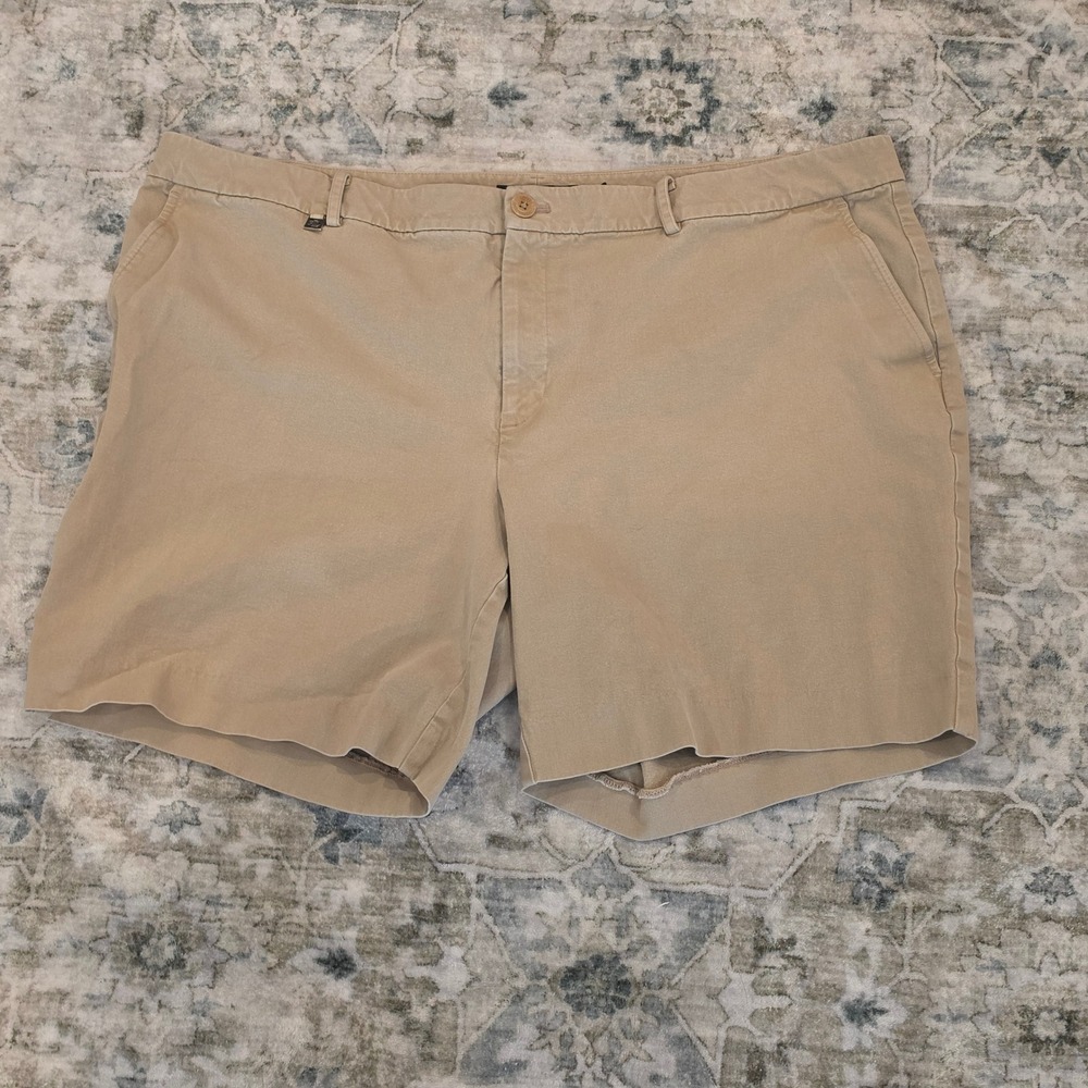 Lauren Ralph Lauren Womens Tan Chino Shorts Plus Size 20W Beige Cotton Blend